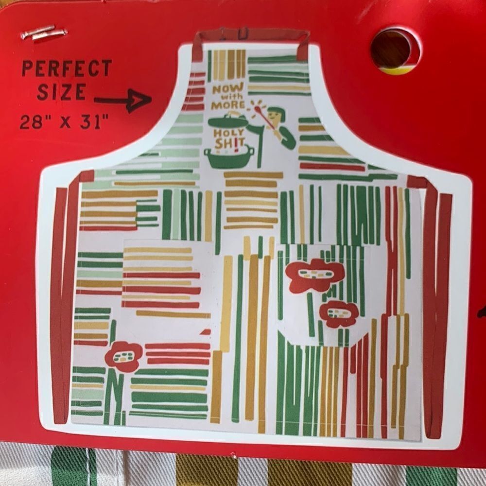 Blue Q Cotton Apron Now with More Holy Sh$$
